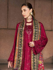 NUREH Maya Embroidered Linen Unstitched 3Pc Suit NW-130