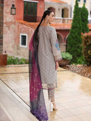 Charizma Sheen Embroidered Lawn Unstitched 3Pc Suit SH5-08