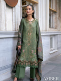 Meet Me In Istanbul by Rang Rasiya Unstitched Khaddar 3Pc Suit - AMBER