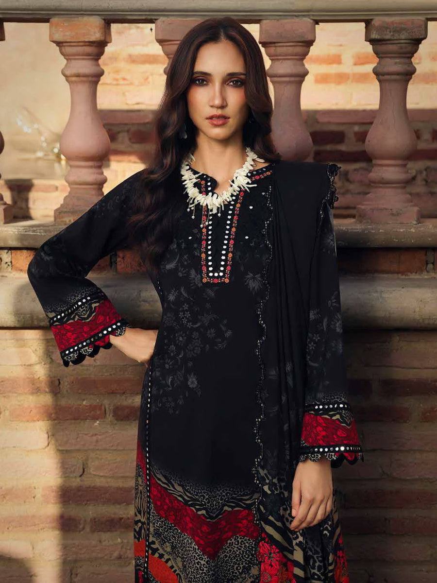 Charizma Combination Vol-02 Embroidered Linen Unstitched 3Pc Suit CCW7-16