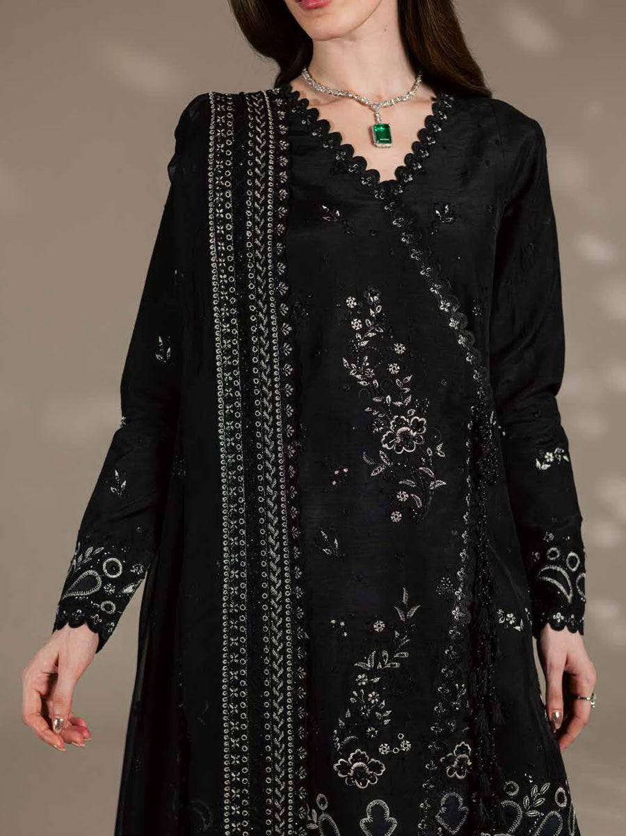 Nureh The Silk Embroidered Premium Silk Unstitched 3Pc Suit S-37