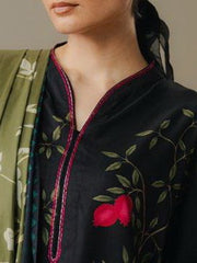 Coco by Zara Shahjahan Prints Vol-05 Unstitched Linen 3Pc Suit D-04A Sienna Field