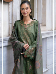 Meet Me In Istanbul by Rang Rasiya Unstitched Khaddar 3Pc Suit - AMBER