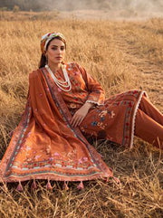 Al Zohaib Colors Printed Linen Unstitched 3Pc Suit D-03