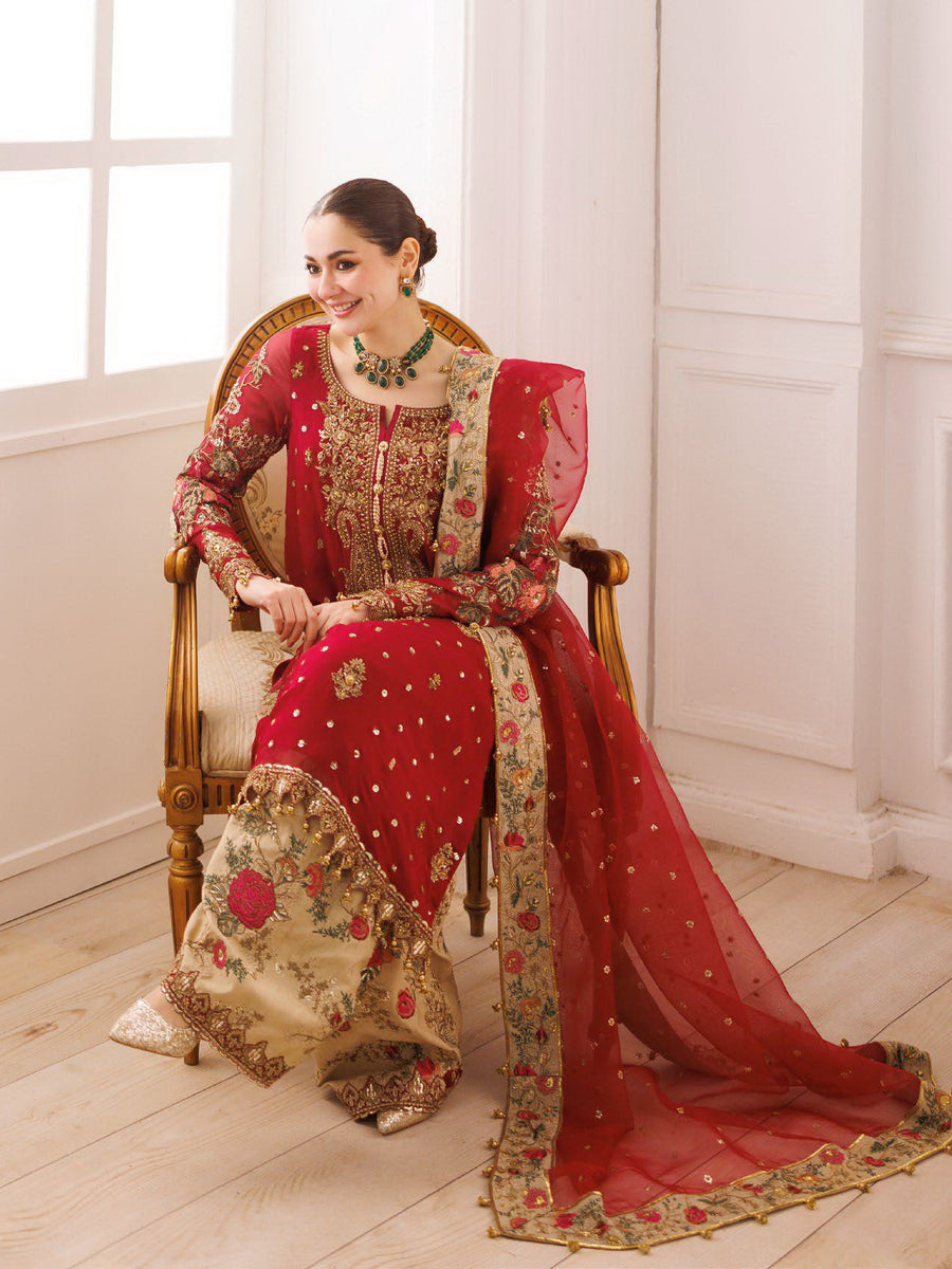 Charizma Dastan-e-Jashan Luxury Chiffon Unstitched 3Pc Suit DJ5-05