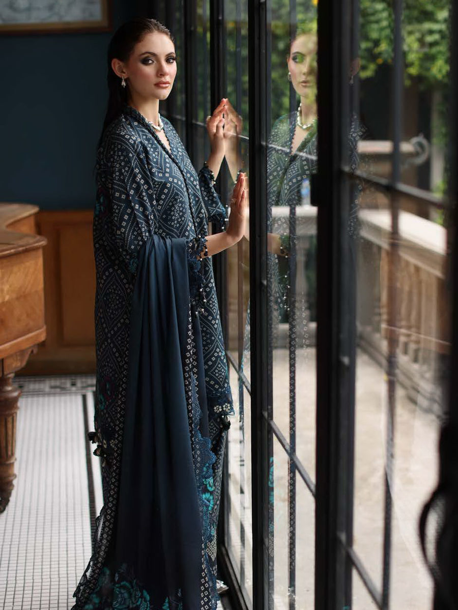 Charizma Combination Vol-02 Embroidered Linen Unstitched 3Pc Suit CCW6-20