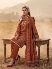 Al Zohaib Colors Printed Linen Unstitched 3Pc Suit D-03
