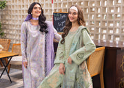 Rang Rasiya Carnation Embroidered Lawn Unstitched 3Pc Suit D-02 AREHA