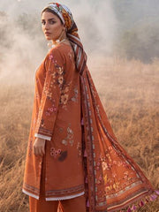 Al Zohaib Colors Printed Linen Unstitched 3Pc Suit D-03