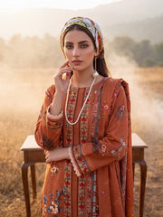 Al Zohaib Colors Printed Linen Unstitched 3Pc Suit D-03