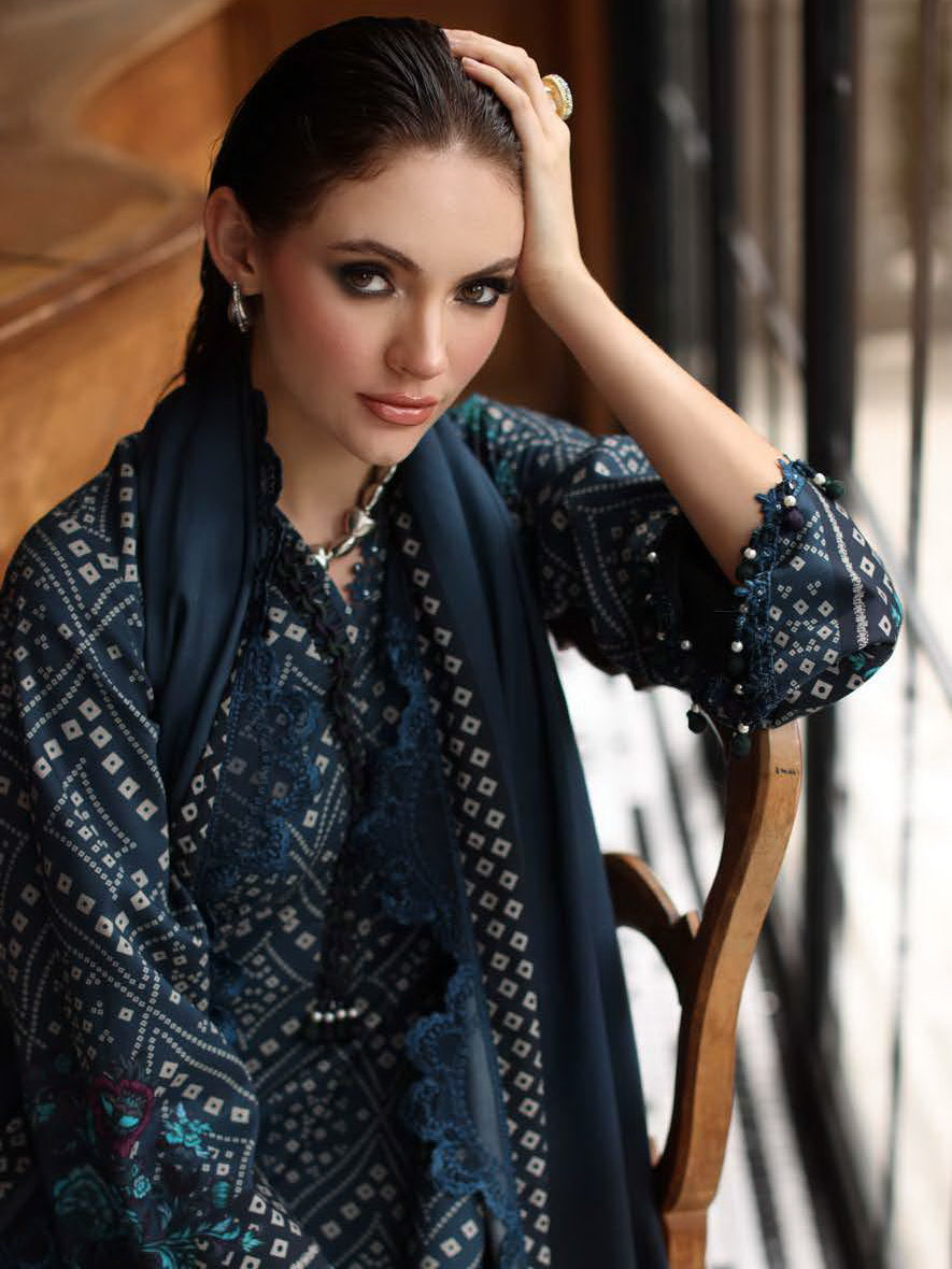 Charizma Combination Vol-02 Embroidered Linen Unstitched 3Pc Suit CCW6-20