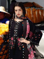 Charizma Poshima Embroidered Leather Unstitched 3Pc Suit PSW5-07