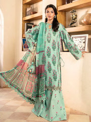 Maria.B M.Basics Embroidered Lawn Unstitched 3Pc Suit MB-CUS25-908B