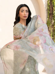 Iznik Eid Festive Embroidered Luxury Lawn Unstitched 3Pc Suit EFL-07
