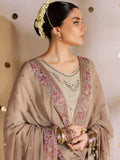 Nureh Mukeshkari Embroidered Mukesh Chiffon Unstitched 3Pc Suit MK-17