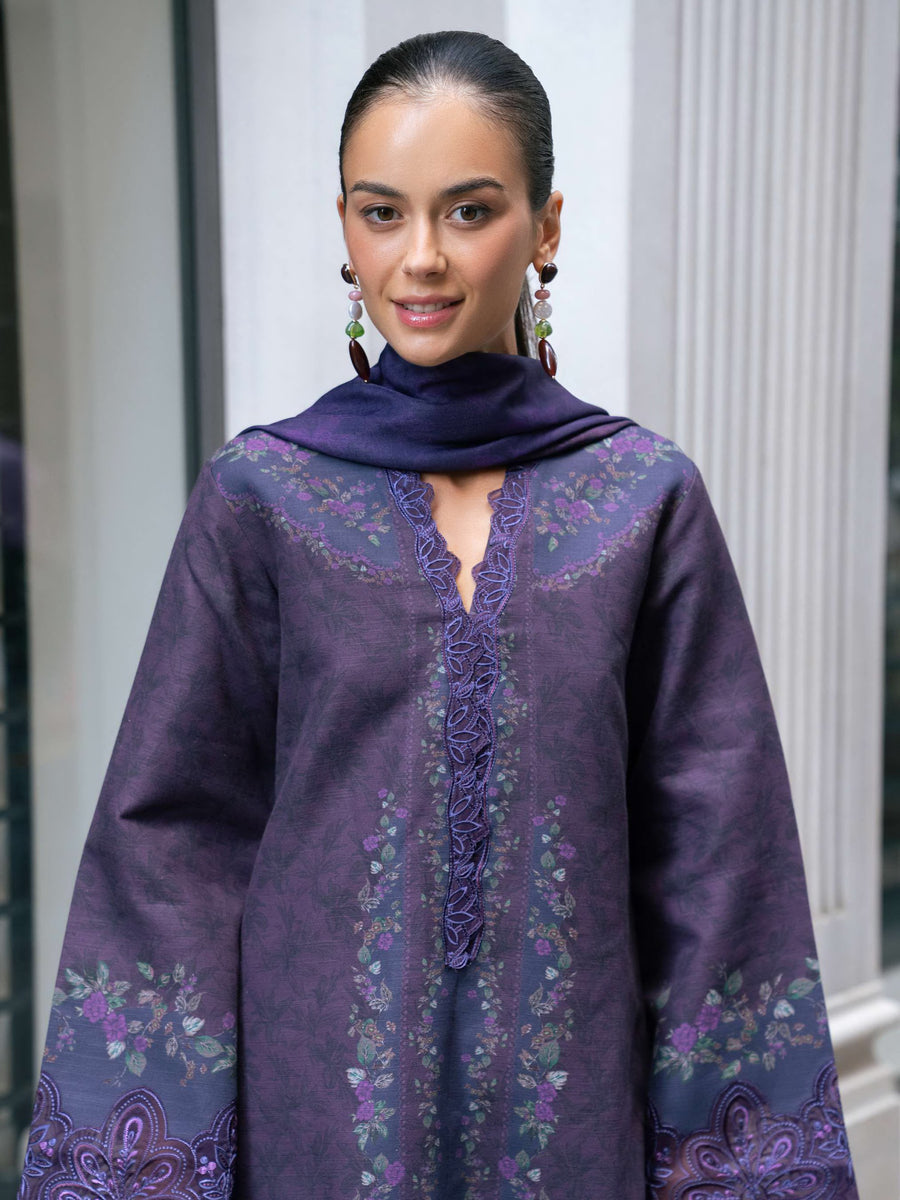 Meet Me In Istanbul by Rang Rasiya Unstitched Khaddar 3Pc Suit - VELA