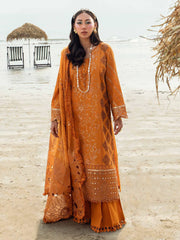NUREH Khuwab Embroidered Swiss Lawn Unstitched 3 Piece Suit NE-149
