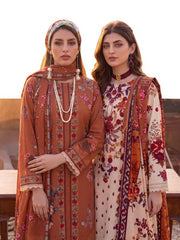 Al Zohaib Colors Printed Linen Unstitched 3Pc Suit D-03