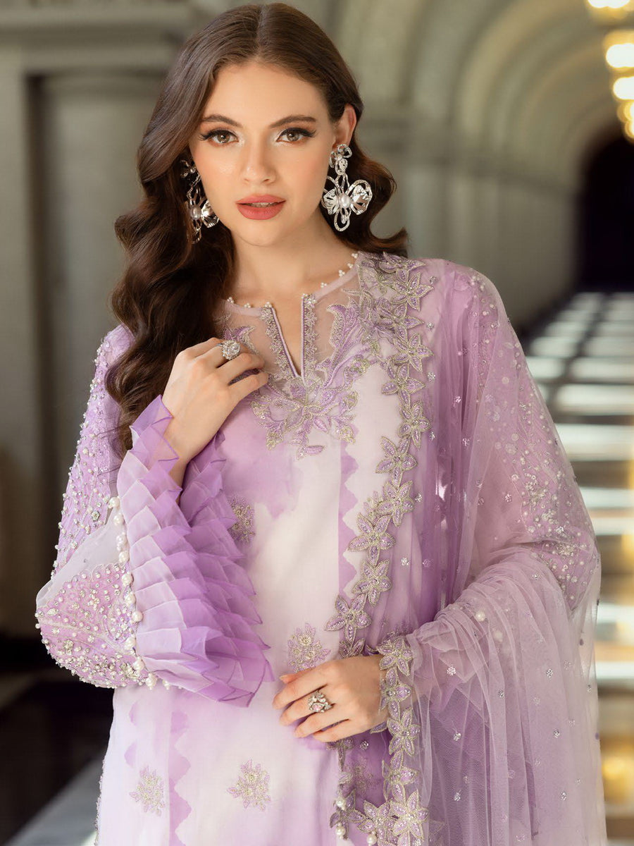 Charizma Festive Unstitched Exclusive Handwork 3Pc Suit ED5-01