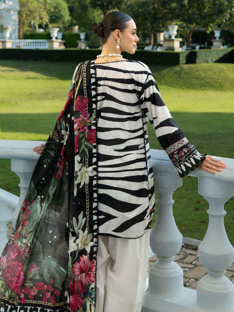 Elaf Prints Unstitched Printed Lawn 3Pc Suit EPE-02A CHARLOTTE