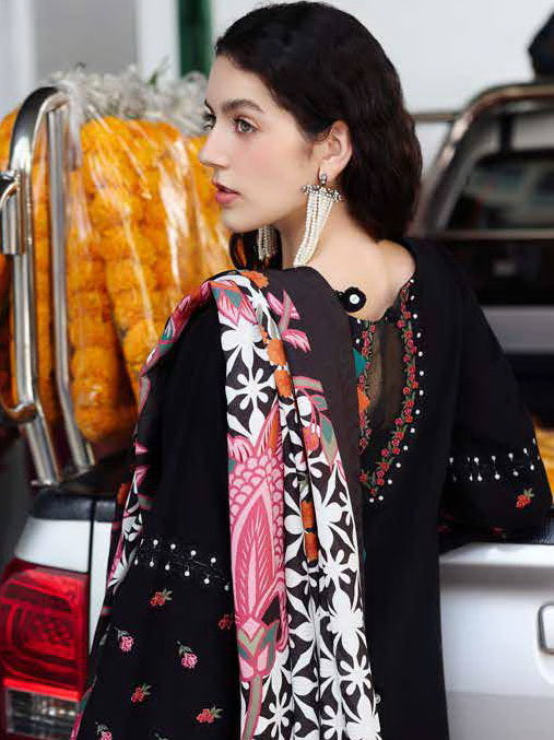 Charizma Poshima Embroidered Leather Unstitched 3Pc Suit PSW5-07