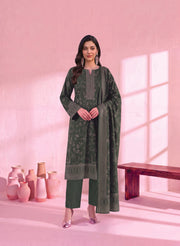 Zeenia Marina Digital Printed Linen Unstitched 3Pc Suit JS-11