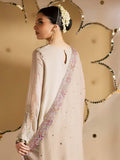 Nureh Mukeshkari Embroidered Mukesh Chiffon Unstitched 3Pc Suit MK-17