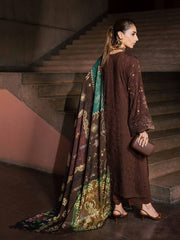 NUREH Maya Embroidered Linen Unstitched 3Pc Suit NW-131