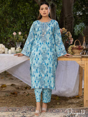 Motifz Classics Digital Printed Lawn Unstitched 2Pc Suit D-12