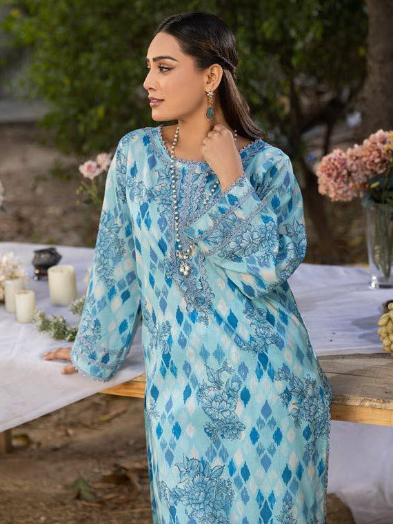 Motifz Classics Digital Printed Lawn Unstitched 2Pc Suit D-12