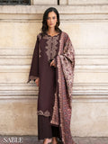Meet Me In Istanbul by Rang Rasiya Unstitched Linen 3Pc Suit - SABLE