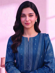 Zeenia Marina Vol-02 Digital Printed Linen Unstitched 3Pc Suit DS-07