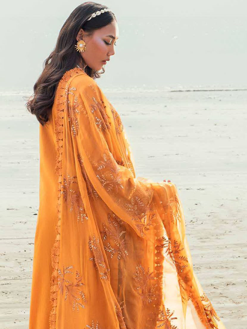 NUREH Khuwab Embroidered Swiss Lawn Unstitched 3 Piece Suit NE-149