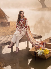Al Zohaib Colors Printed Linen Unstitched 3Pc Suit D-04