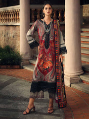 Charizma Combination Vol-02 Embroidered Linen Unstitched 3Pc Suit CCW7-17