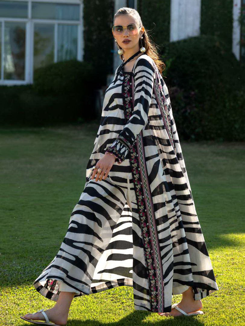 Elaf Prints Unstitched Printed Lawn 3Pc Suit EPE-02A CHARLOTTE