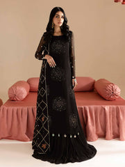 Nureh Mukeshkari Embroidered Chiffon Unstitched 3Pc Suit MK-12
