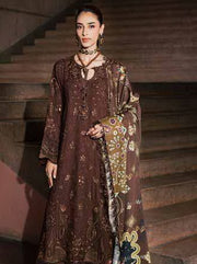 NUREH Maya Embroidered Linen Unstitched 3Pc Suit NW-131