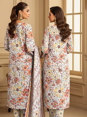 Ittehad X Bin Ameer Premium Karandi Unstitched Printed 3Pc Suit D-06