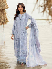 NUREH Khuwab Embroidered Swiss Lawn Unstitched 3 Piece Suit NE-150
