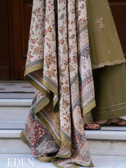 Meet Me In Istanbul by Rang Rasiya Unstitched Linen 3Pc Suit - EDEN