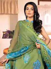 Maria.B M.Basics Embroidered Lawn Unstitched 3Pc Suit MB-CUS25-906A