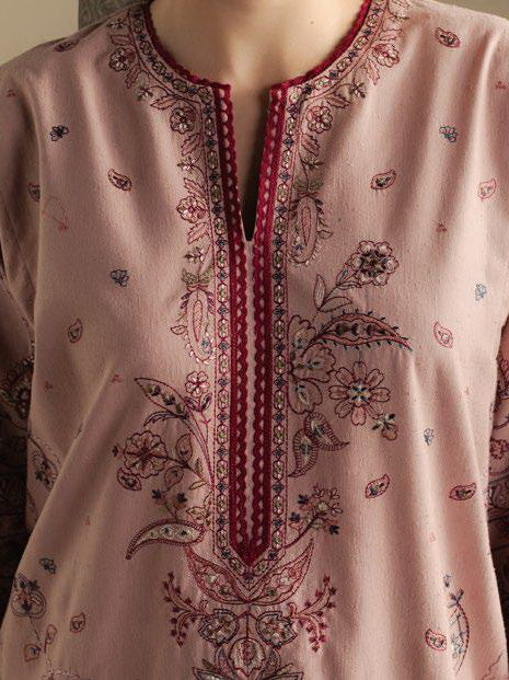 Coco by Zara Shahjahan Winter Unstitched Karandi 3Pc Suit D-06A BLOOM