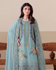 Ramsha Fasana Embroidered Luxury Lawn Unstitched 3Pc Suit LR-105