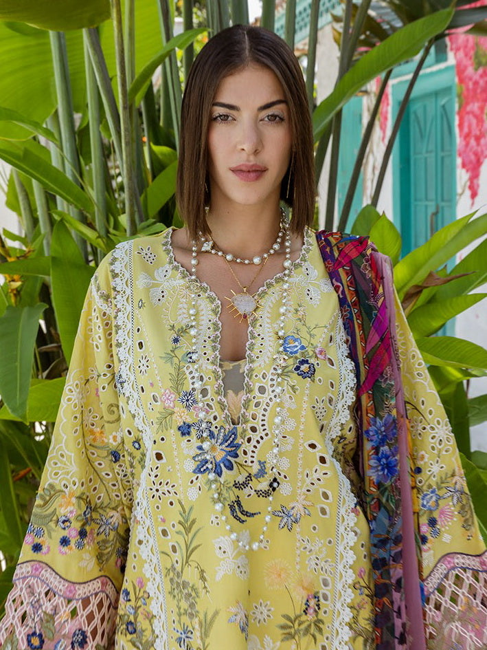 Esmel Mon Tresor Luxe Lawn Unstitched Embroidered 3Pc Suit ESL25-01