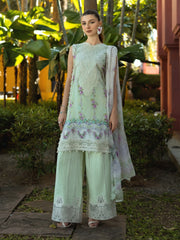 Elaf Premium Signature Embroidered Lawn Unstitched 3Pc Suit EST-01A ARIA