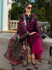 Elaf Prints Unstitched Printed Lawn 3Pc Suit EPE-02B BERRY BLUSH