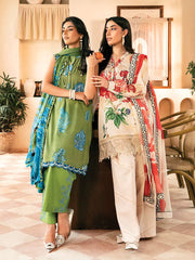 Maria.B M.Basics Embroidered Lawn Unstitched 3Pc Suit MB-CUS25-907B