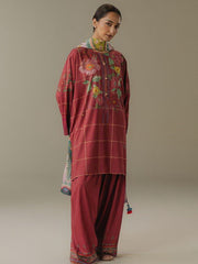 Coco by Zara Shahjahan Prints Vol-05 Unstitched Linen 3Pc Suit D-05B Olive Hour