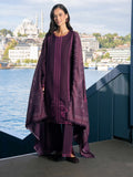 Meet Me In Istanbul by Rang Rasiya Unstitched Linen 3Pc Suit - MAUVE